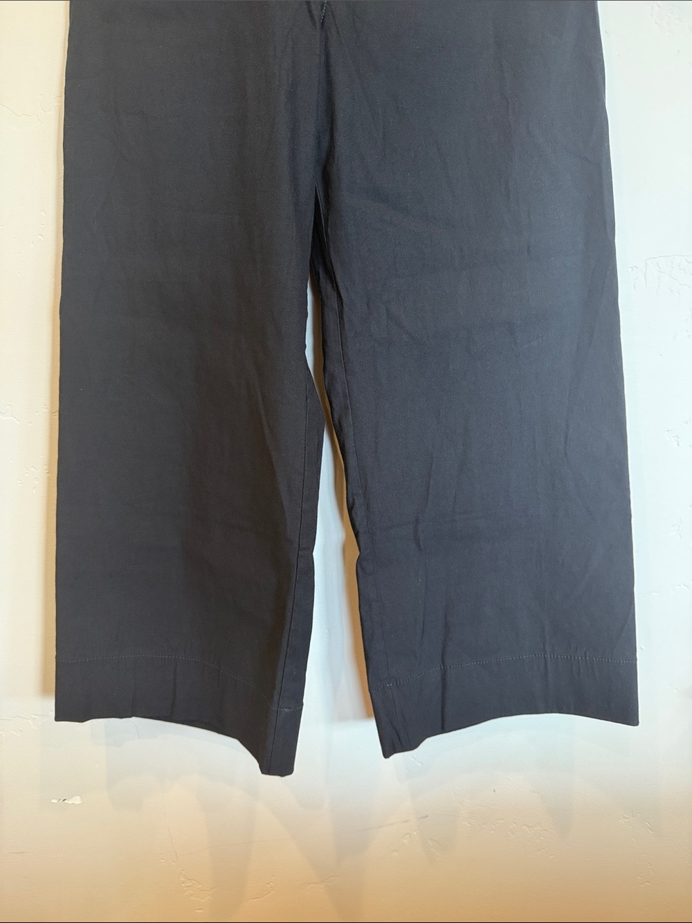Maeve The Colette Wide Leg Cropped Linen Blend Pants in Black size 28P NWT - Picture 3 of 8